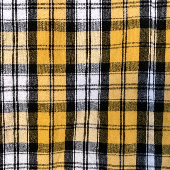 Hollister Ultra High-Rise Plaid Skirt (with pockets!) ~ Size Medium ~ Yellow - Picture 7 of 9